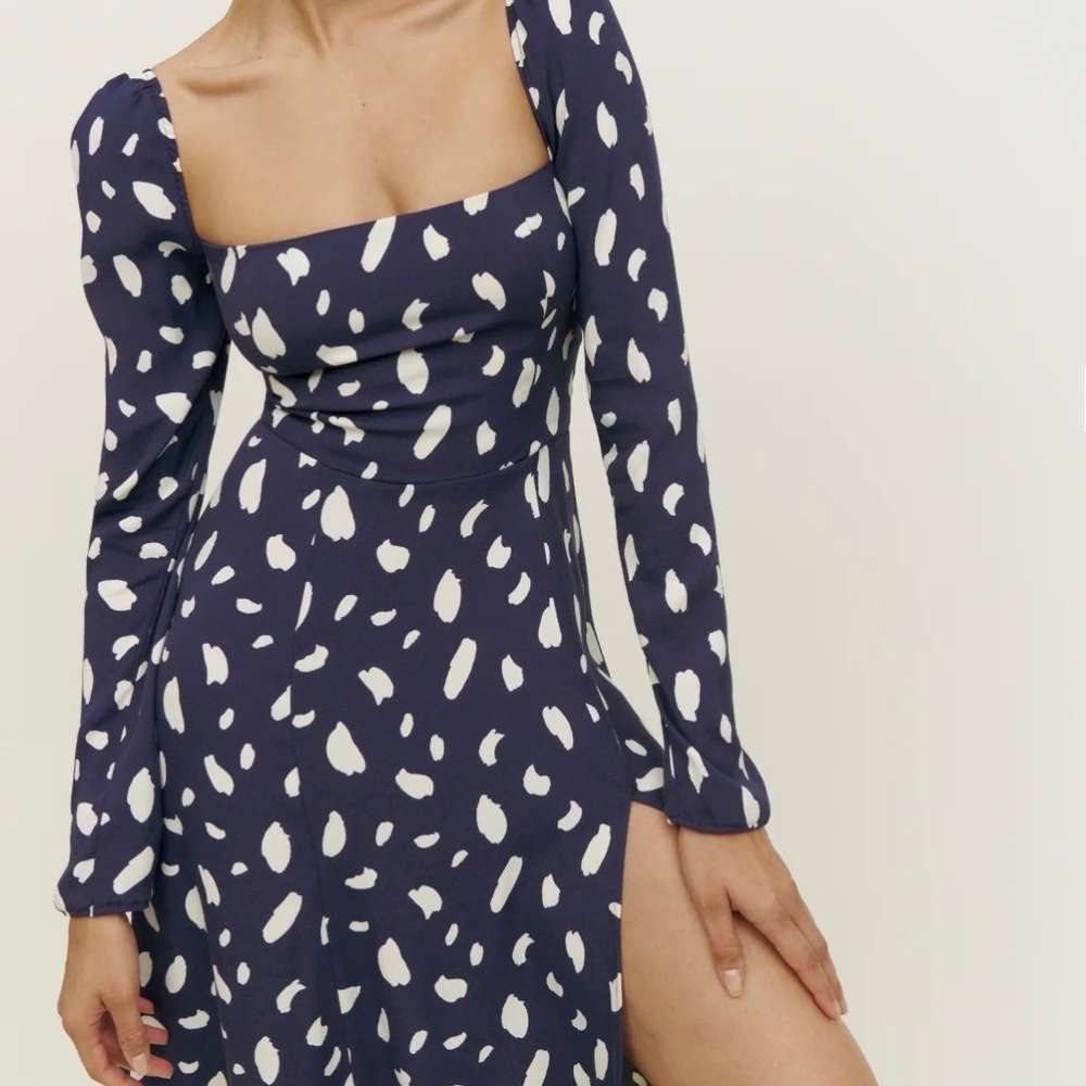 Reformation Sigmund Dress Splatter